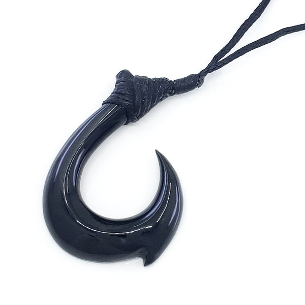 ハワイアンジュエリー Black jade fish hook necklace NJDB03JW_closeup2_grande.jpg?v