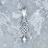 Hali’imaile Necklace - Sterling Silver Pineapple with White Freshwater Pearl on 16”, 18” or 20” Sterling Silver Chain