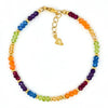 Multi Gemstone & 14k Gold Filled Rainbow Bracelet