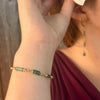 Blue Tourmaline & 14k Gold Filled Bracelet and Earrings