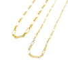 14k Gold Filled Long & Short Link Chains