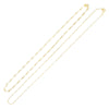 14k Gold Filled Long & Short Link Chains