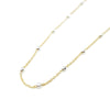 14k Gold Filled Cable Chain with Sterling Silver Bead