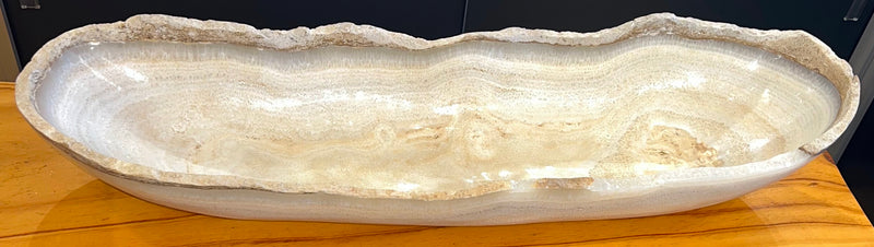 Fossilized Coral Trough - 28"