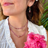 Pink Edison Pearl, Pink Tourmaline & 14k Gold Filled Necklace