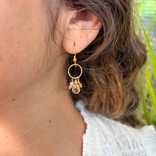 Citrine & 14k Gold Filled Earrings