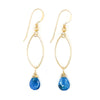 Apatite & 14k Gold Earrings