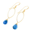 Apatite & 14k Gold Earrings