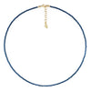 Cobalt Blue Hematite Necklace