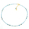 Larimar, Apatite & 14k Gold Filled Necklace