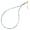 Green Tourmaline & 14k Gold Filled Necklace
