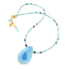Larimar, Apatite & 14k Gold Filled Necklace
