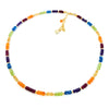 Multi Gemstone & 14k Gold Filled Rainbow Necklace