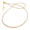 Champagne Cubic Zirconia & 14k Gold Filled Necklace