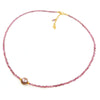 Pink Edison Pearl, Pink Tourmaline & 14k Gold Filled Necklace