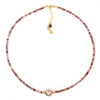 Pink Edison Pearl, Pink Tourmaline & 14k Gold Filled Necklace