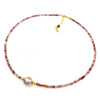 Pink Edison Pearl, Pink Tourmaline & 14k Gold Filled Necklace