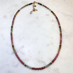 Tourmaline & 14k Gold Filled Necklaces with & without Tahitian Pearl