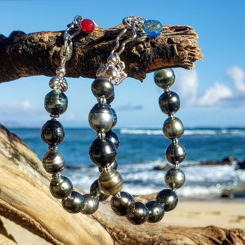 Pearl Jewelry handmade by Oceania on Maui featuring Tahitian, South Sea, and Freshwater Pearls 