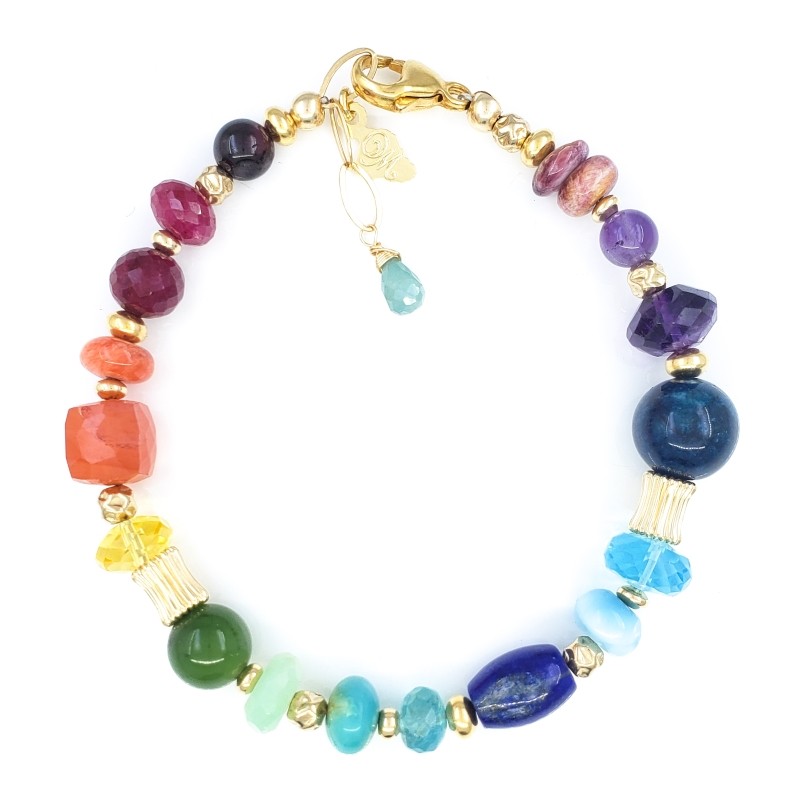 Anuenue Rainbow Gemstones Bracelet