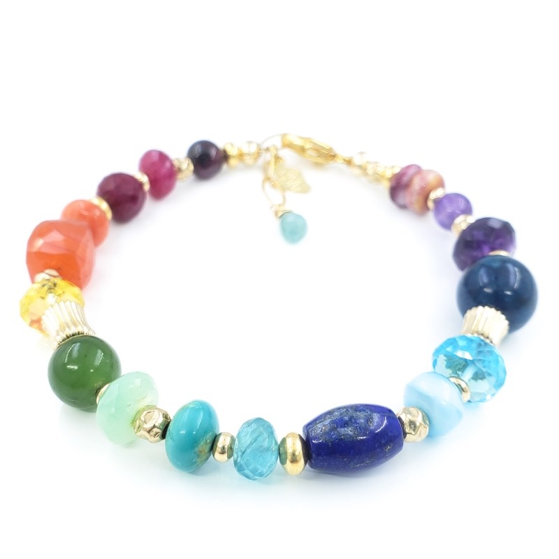 Anuenue Rainbow Gemstones Bracelet