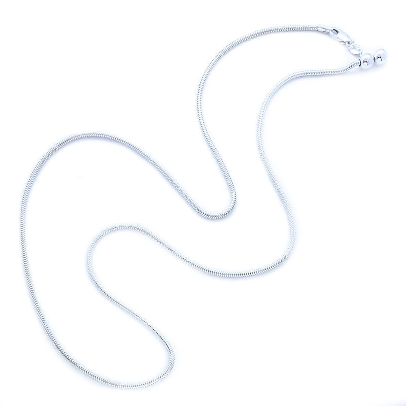 1.8mm Adjustable Sterling Silver Chain