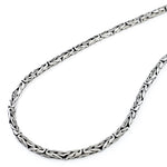 2mm Sterling Silver Byzantine Chain