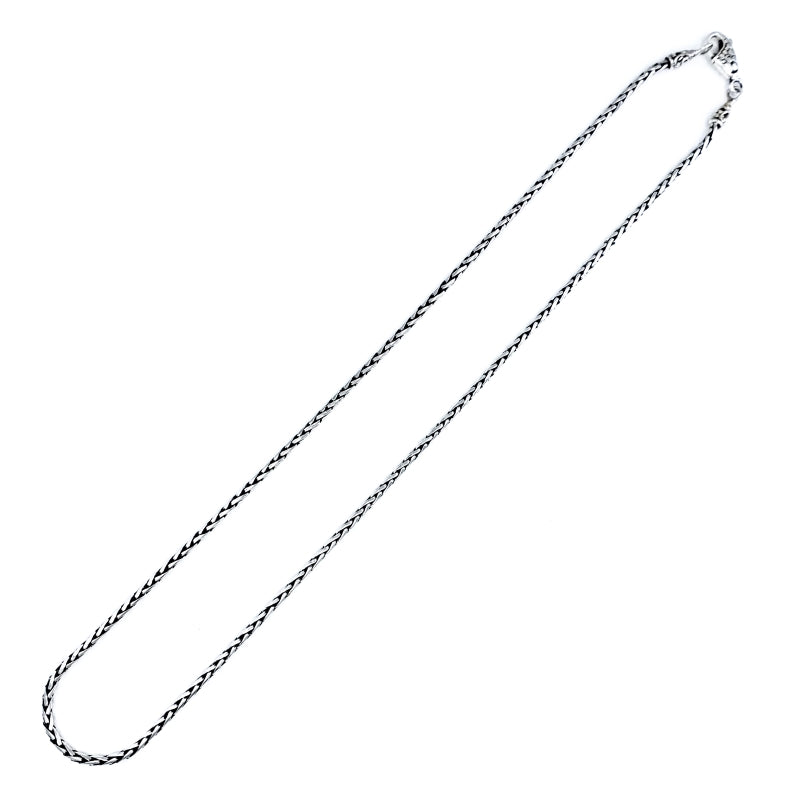 Curb Chain 450 2mm Chain CoutureJewelers Sterling Silver Square