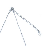 Sterling Silver & Cubic Zirconia Bar Necklace