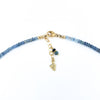Aqua Gemstones Necklace with Gray Tahitian Pearl