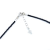 Black Spinel & Sterling Silver Necklace