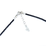 Black Spinel & Sterling Silver Necklace