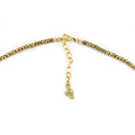 Gold Pyrite Necklace