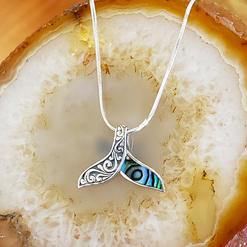 ABALONE - HANDMADE STERLING SILVER JEWELRY WITH ABALONE SHELL INLAY