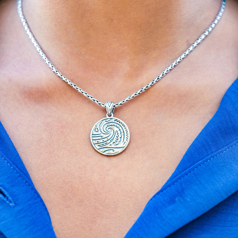 Sterling Silver Big Swell Pendant
