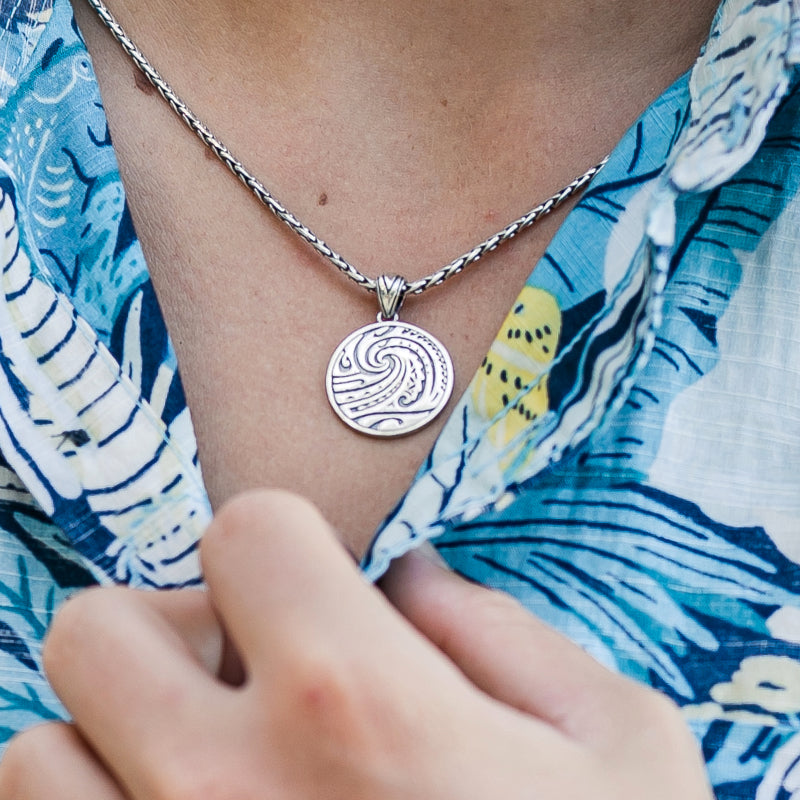 Sterling Silver Big Swell Pendant