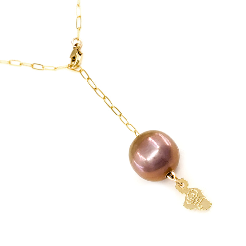 Luminous Pearl Necklace | 9k Yellow Gold - Sit & Wonder